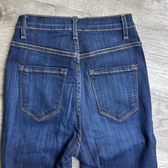 Fashion Nova High Rise Dark Denim Jeans - Picture 4 of 6